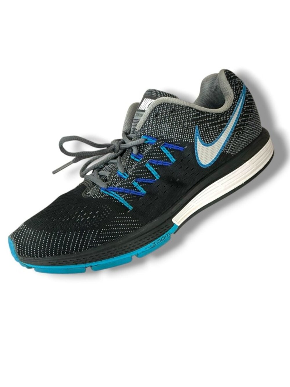 Nike Air Zoom Vomero Running Shoe Cross Training Mesh Gray Black Men’s US 9.5